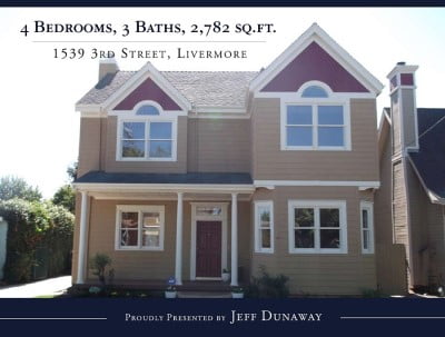 1539 3rd Street, Livermore sold for $860,000